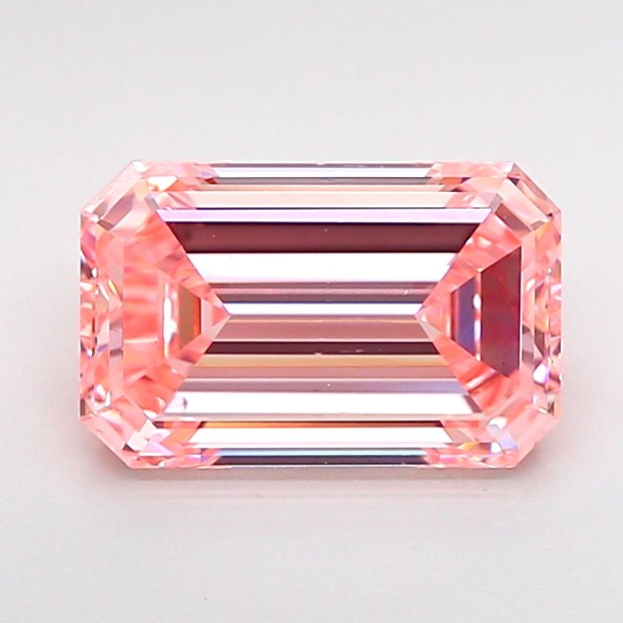 2.01 CT Fancy Intense Pink EMERALD