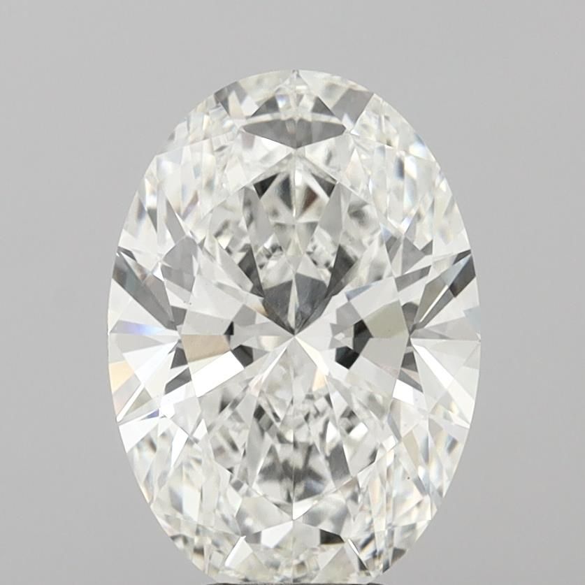 6.02 ct. oval Lab Grown Diamond front image