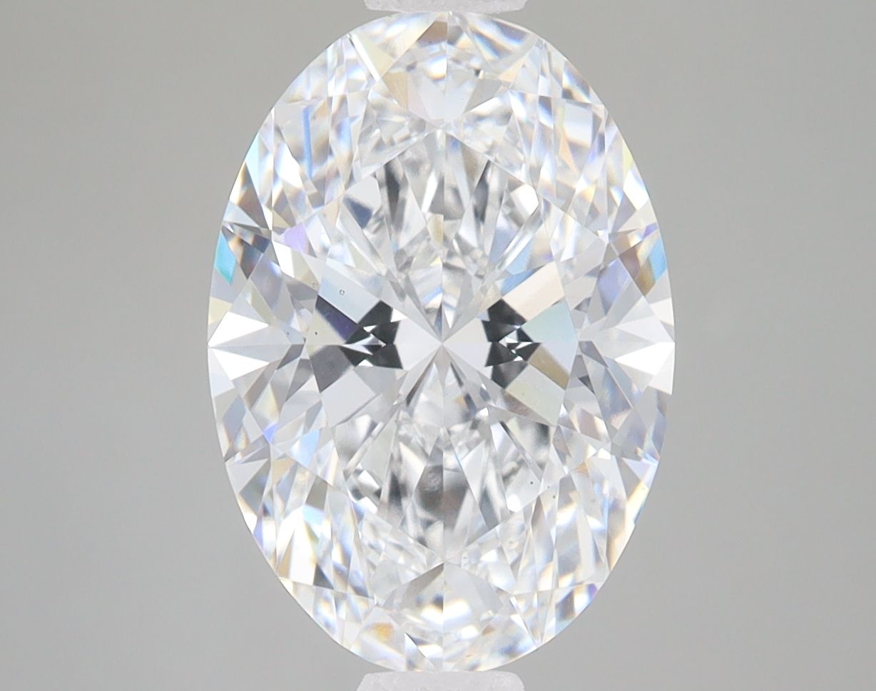 4.09 ct. oval Lab Grown Diamond front image
