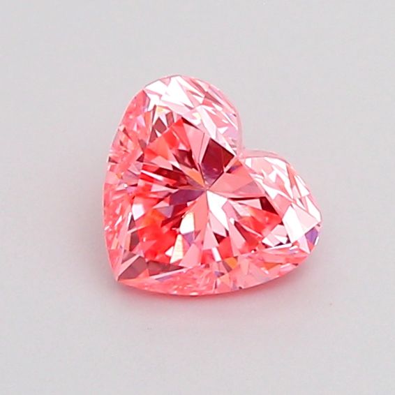 0.5 CT Fancy Vivid Pink HEART