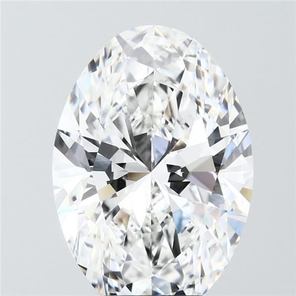 6.05 ct. oval Lab Grown Diamond front image