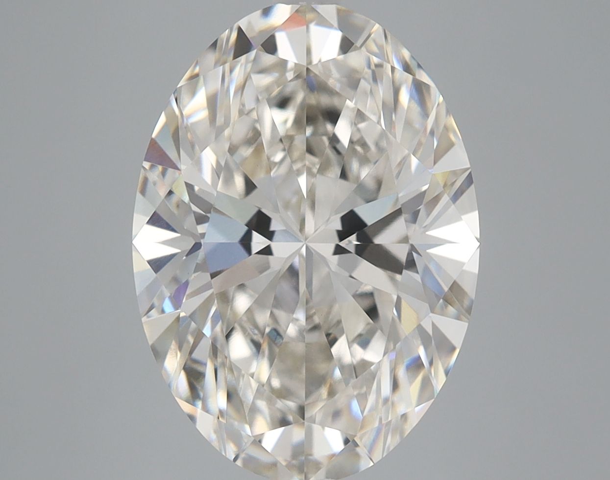 5.27 ct. oval Lab Grown Diamond front image