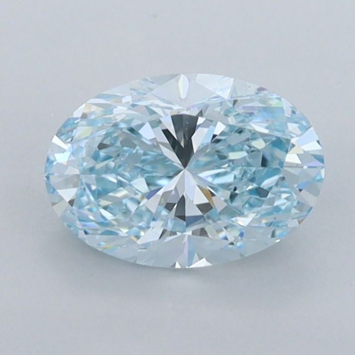 1.01 CT Fancy Vivid Blue OVAL