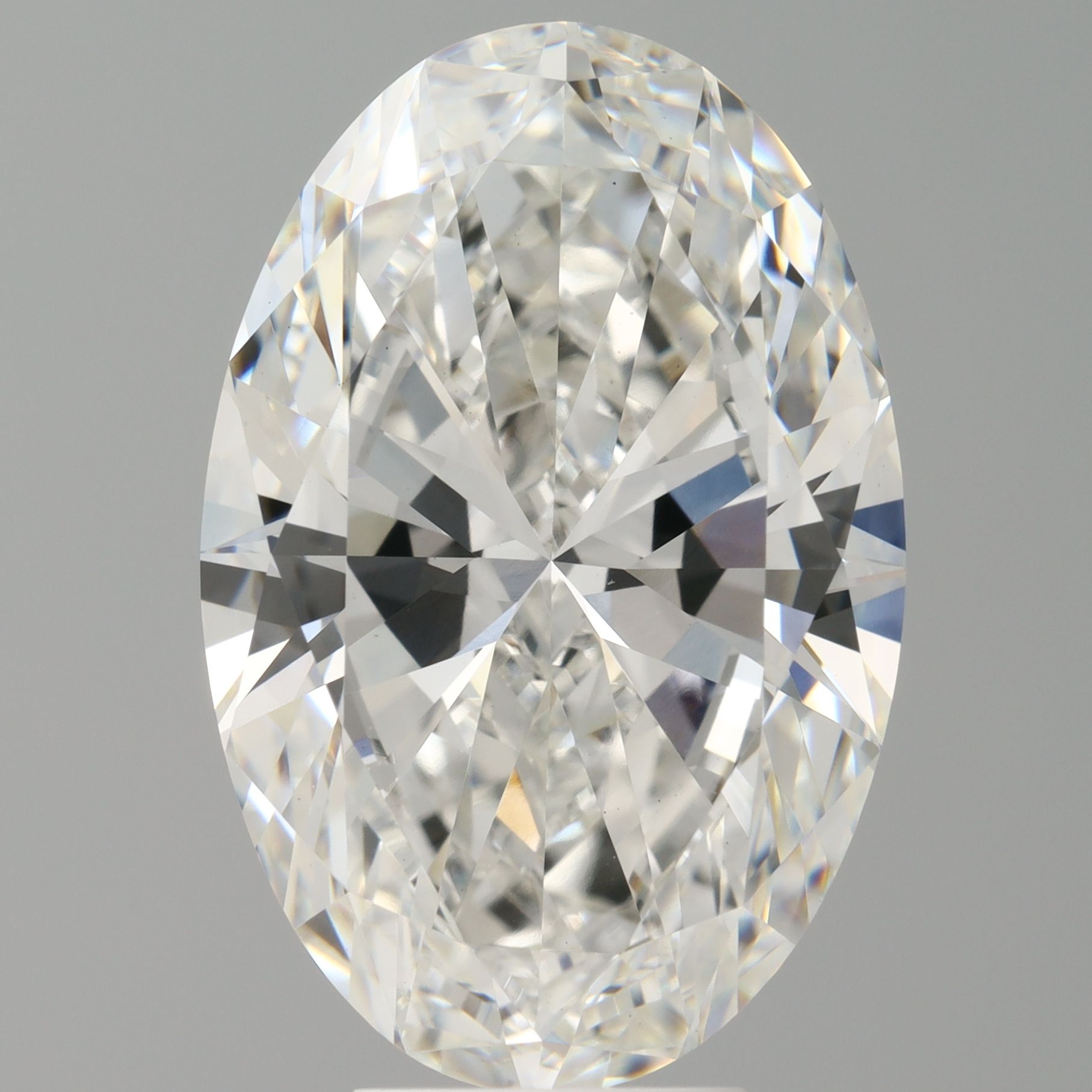 7.09 ct. oval Lab Grown Diamond front image