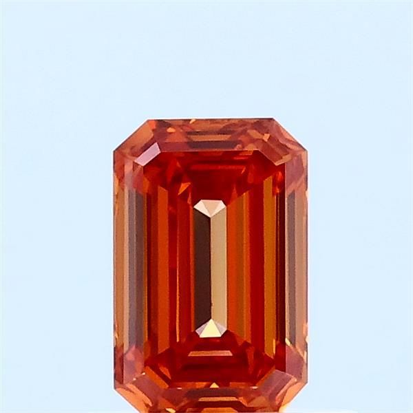 0.6 CT Fancy Vivid Orange EMERALD