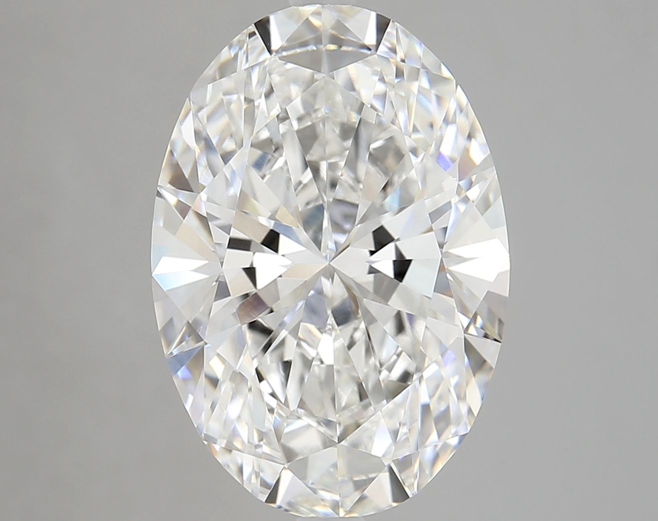 7.08 ct. oval Lab Grown Diamond front image