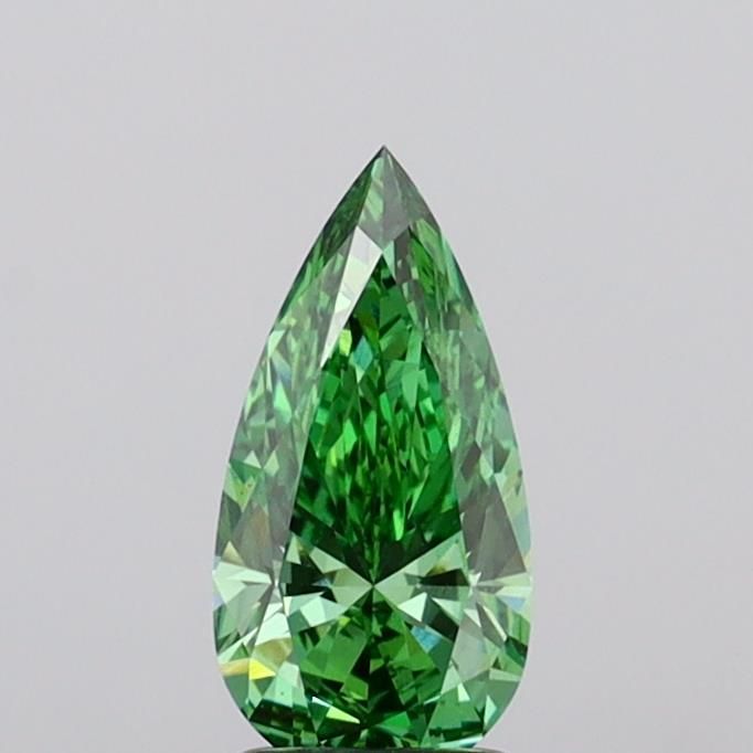 1.53 CT Fancy Vivid Green PEAR