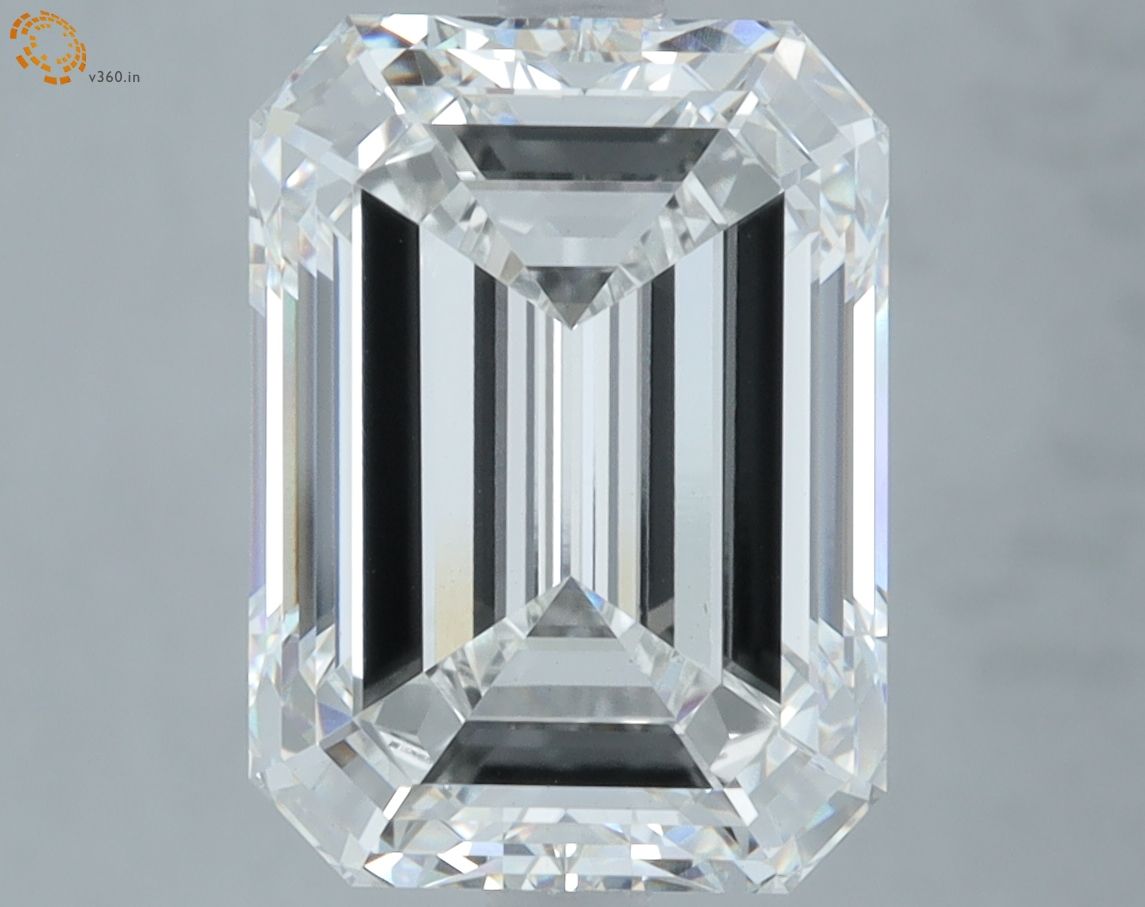 6.02 ct. emerald Lab Grown Diamond front image