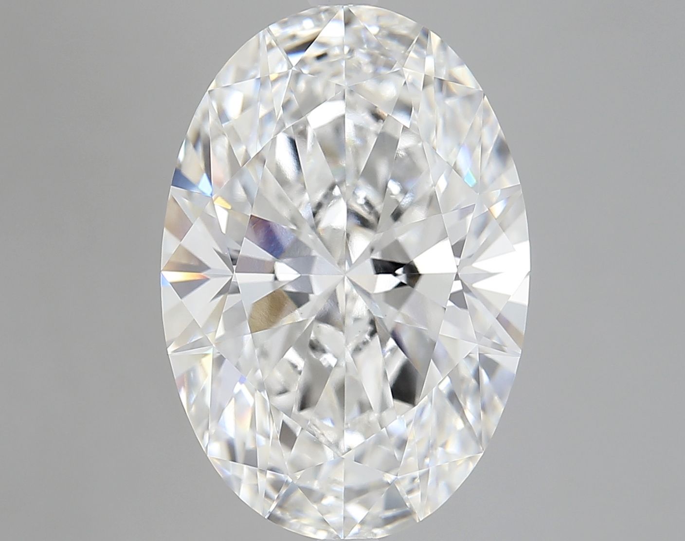 8.08 ct. oval Lab Grown Diamond front image