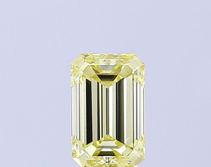 1.0 CT Fancy Light Yellow EMERALD