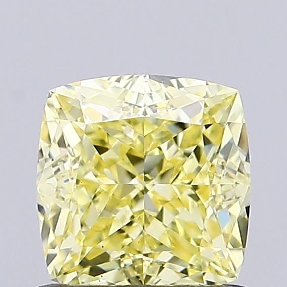 1.02 CT Fancy Yellow CUSHION MODIFIED