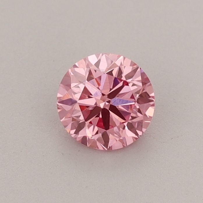 0.41 CT Fancy Vivid Pink ROUND