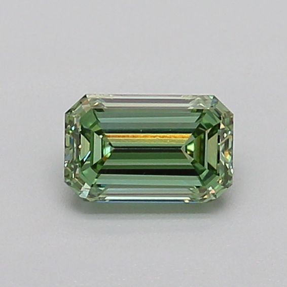 0.46 CT Fancy Vivid Green EMERALD