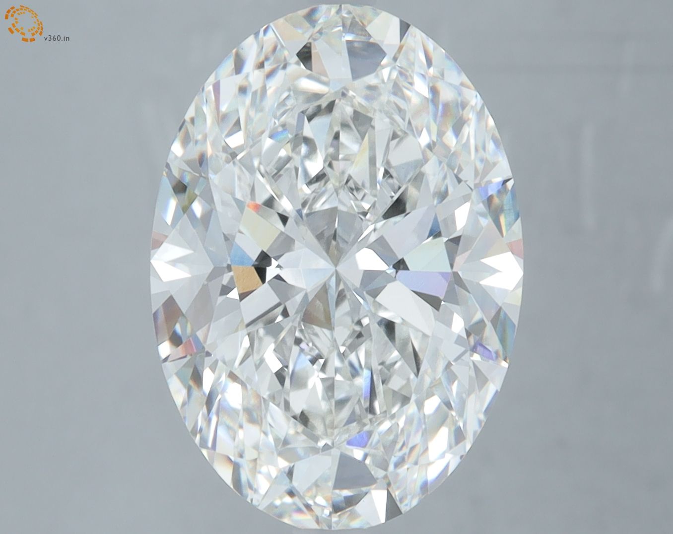 6.07 ct. oval Lab Grown Diamond front image