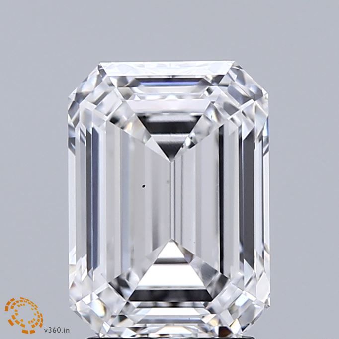 2.61 ct. emerald Lab Grown Diamond front image