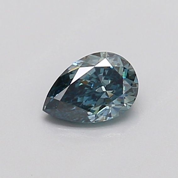 0.3 CT Fancy Deep Greenish Blue PEAR