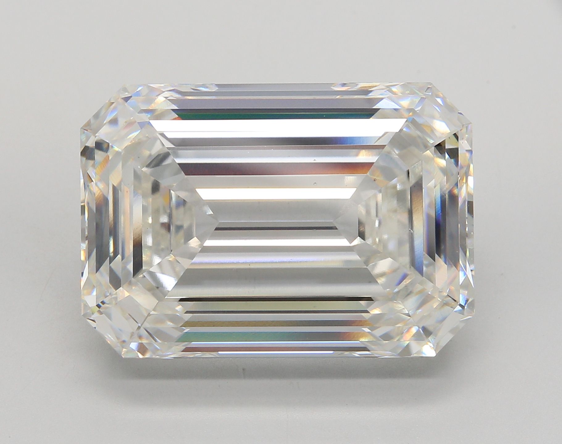 31.21 ct. emerald Lab Grown Diamond front image
