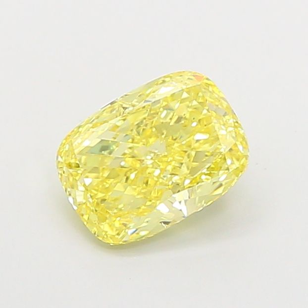 1.23 CT Fancy Intense Yellow CUSHION MODIFIED
