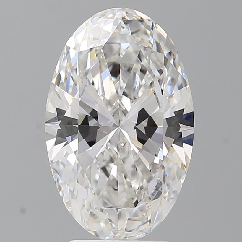 4.09 ct. oval Lab Grown Diamond front image
