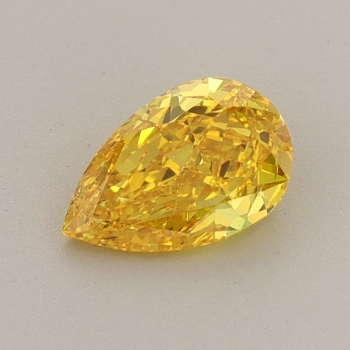 0.53 CT Fancy Vivid Yellow PEAR