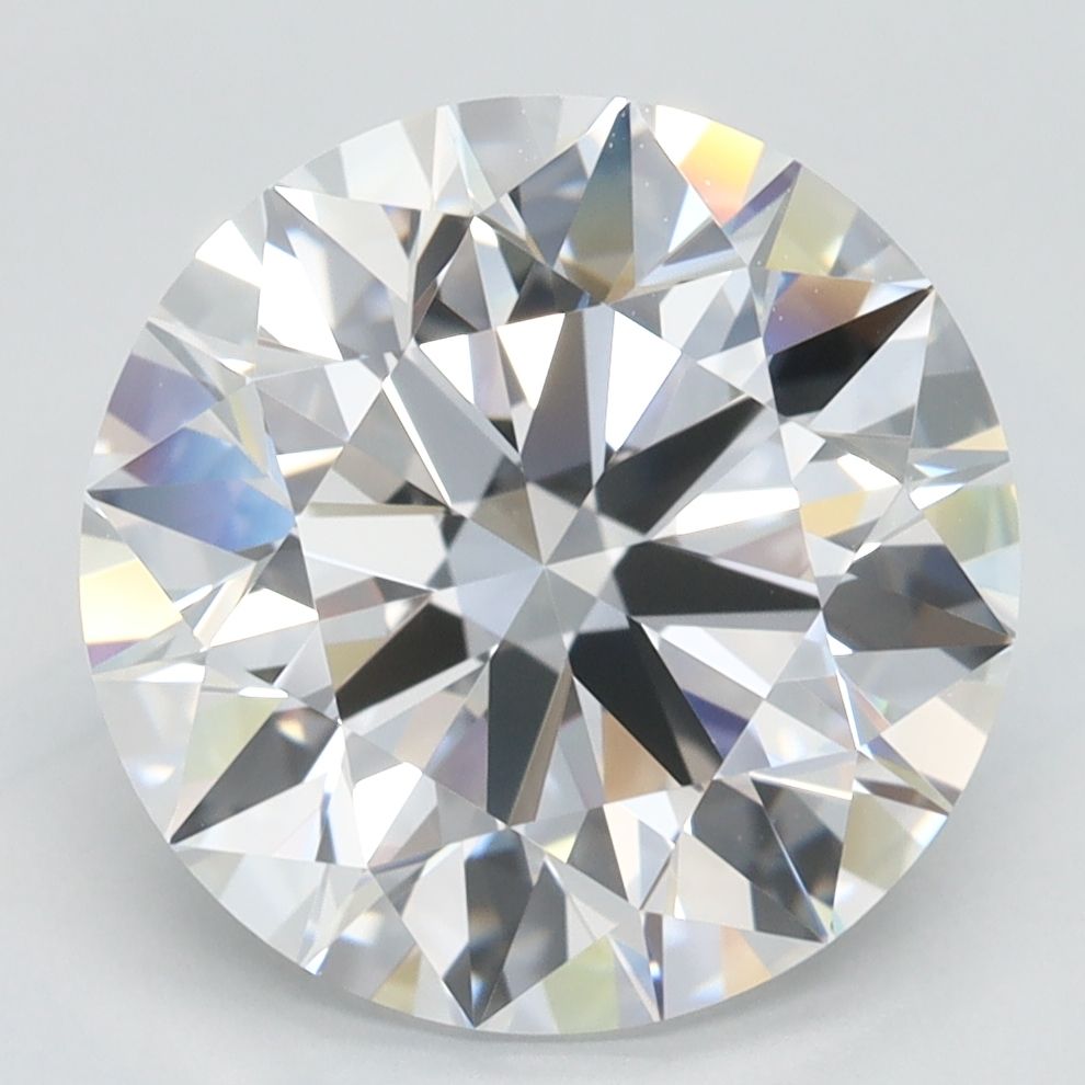 Diamant Rond 4.06 ct - Couleur D - Pureté VVS1