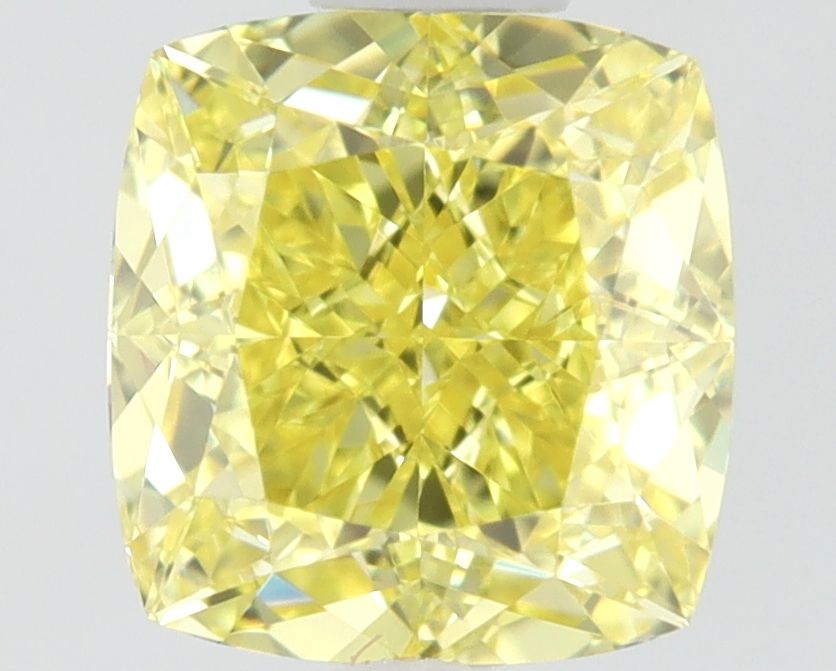 Diament 0.63 ct Fancy Vivid Yellow/IF