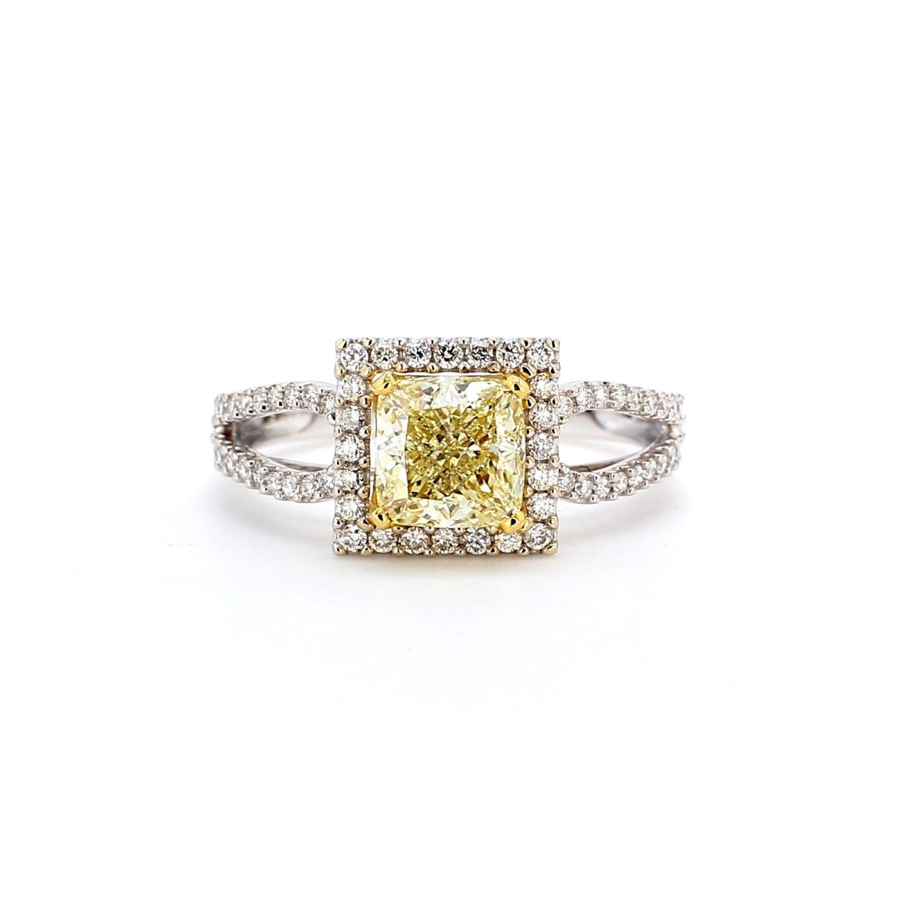 Diament 1.09 ct Fancy Vivid Yellow/SI2