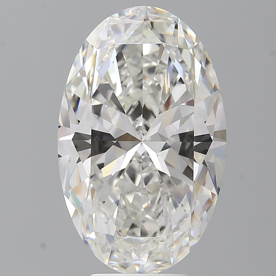 7.06 ct. oval Lab Grown Diamond front image
