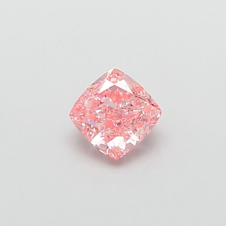 1.02 CT Fancy Vivid Pink CUSHION MODIFIED