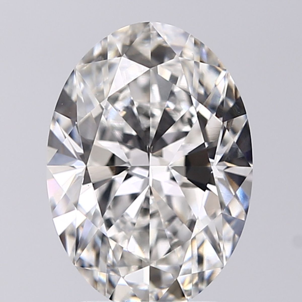 2.70 ct. oval Lab Grown Diamond front image