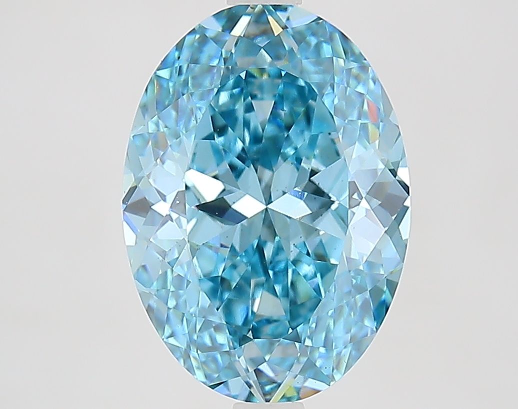 3.70 ct. oval Lab Grown Diamond front image