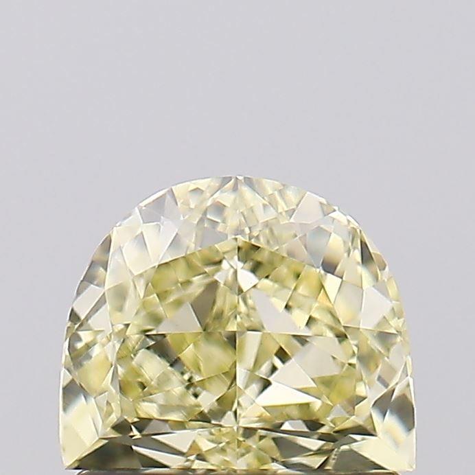 1.02 CT Fancy Light Yellow HALF MOON