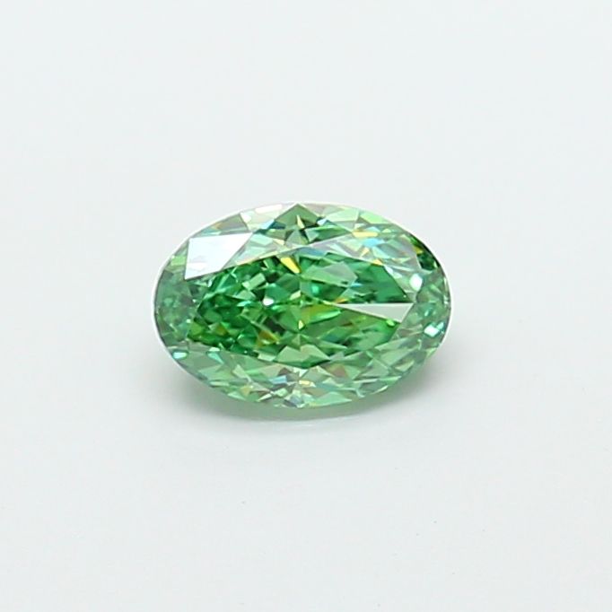 1.02 CT Fancy Vivid Green OVAL
