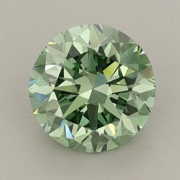 1.26 CT Fancy Vivid Green ROUND