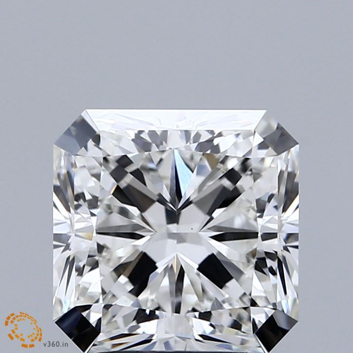 2.58 ct lab-grown Square radiant Diamond