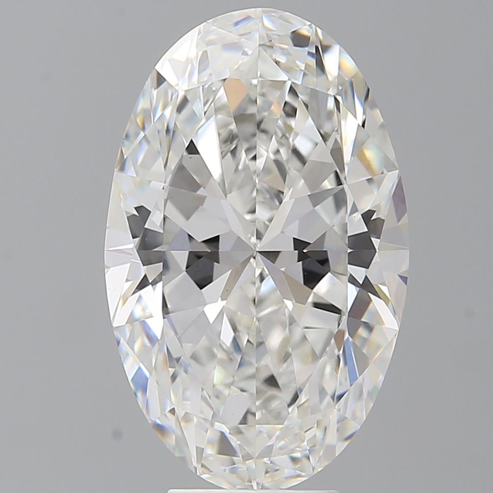 7.10 ct. oval Lab Grown Diamond front image