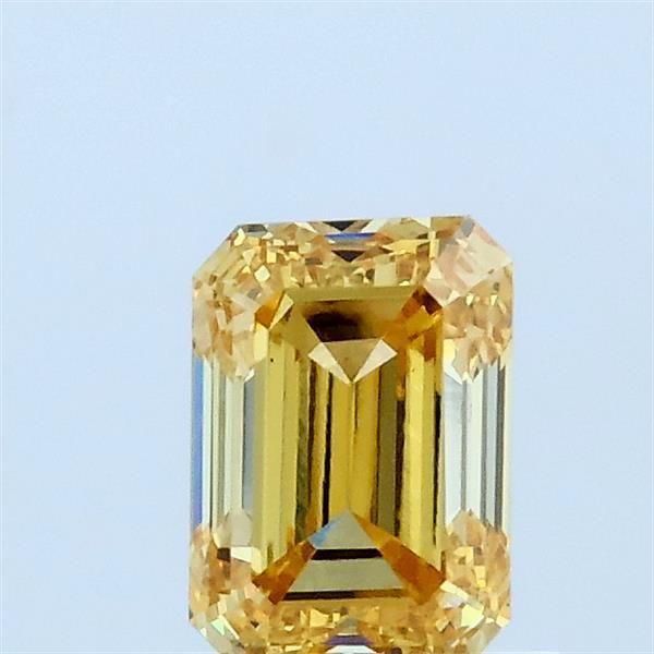 0.79 CT Fancy Intense Yellow EMERALD