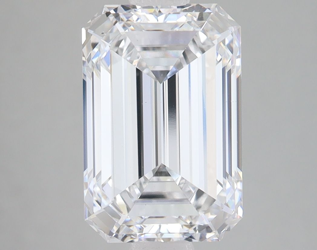 Diamant Émeraude 3.75 ct - Couleur D - Pureté VS2