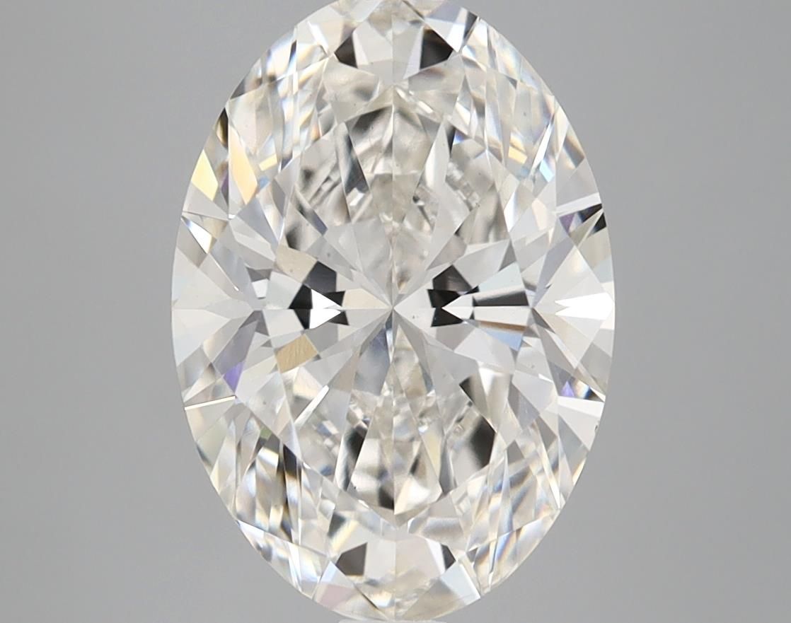 3.70 ct. oval Lab Grown Diamond front image