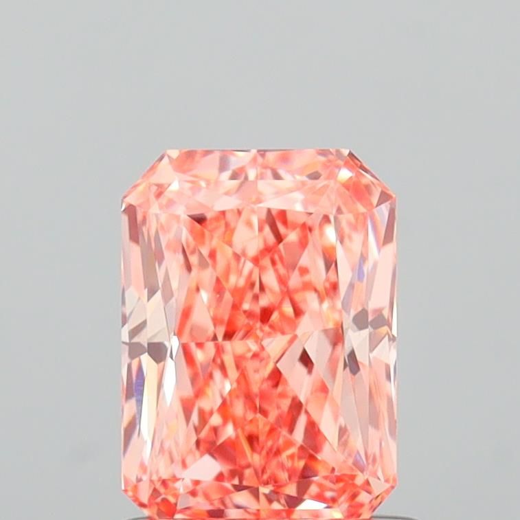 1.11 CT Fancy Intense Orangey Pink RADIANT