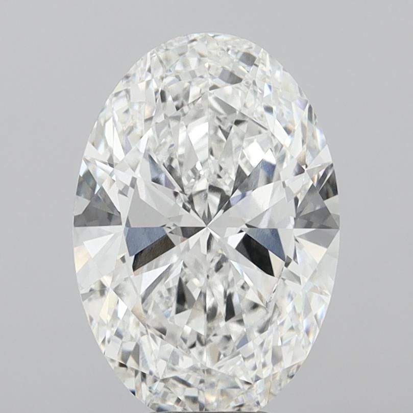6.99 ct. oval Lab Grown Diamond front image