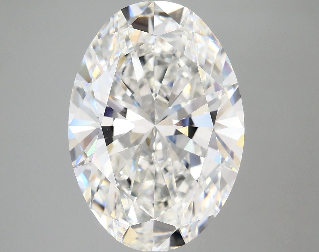 6.05 ct. oval Lab Grown Diamond front image