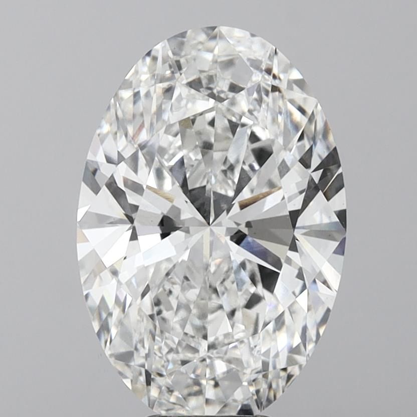 8.03 ct. oval Lab Grown Diamond front image