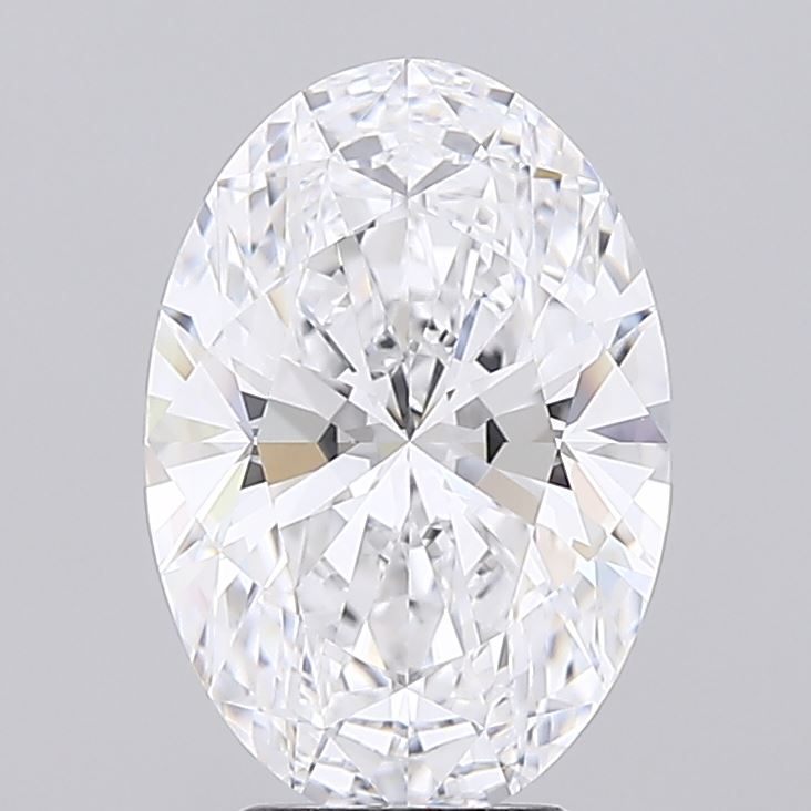3.94 ct. oval Lab Grown Diamond front image