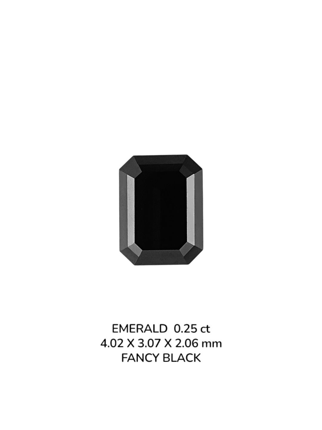 Diament 0.25 ct Fancy Black/VVS2