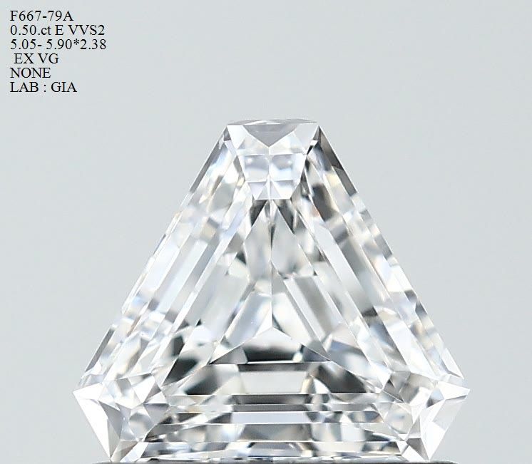 0.5 ct Triangular Diamond