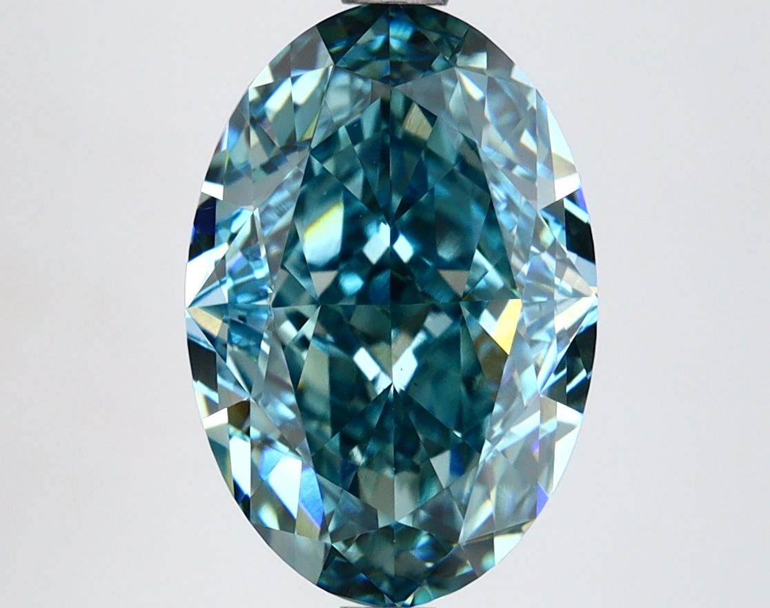 4.13 ct. oval Lab Grown Diamond front image
