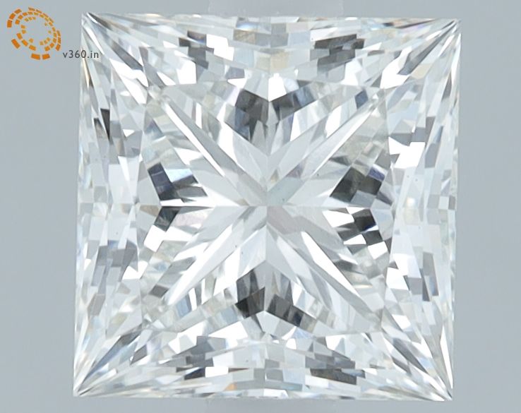 1.65 ct. princess Lab Grown Diamond front image