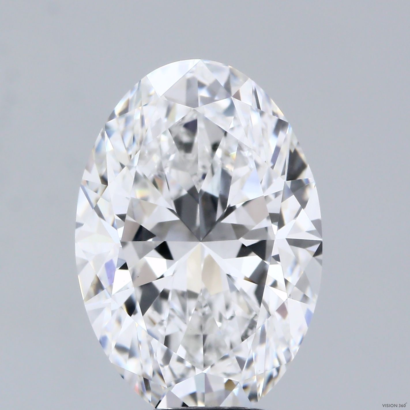 6.01 ct. oval Lab Grown Diamond front image