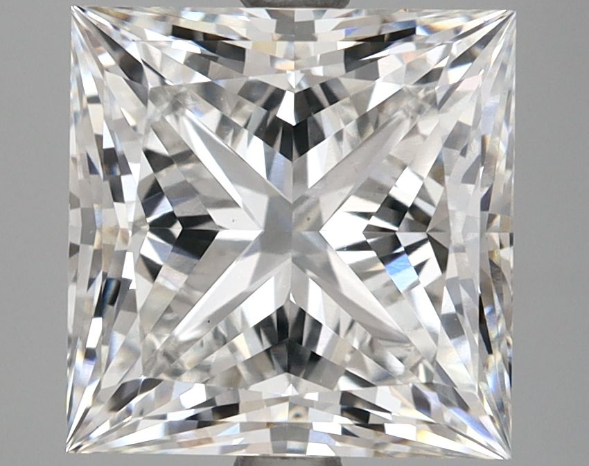 4.22 ct. princess Lab Grown Diamond front image